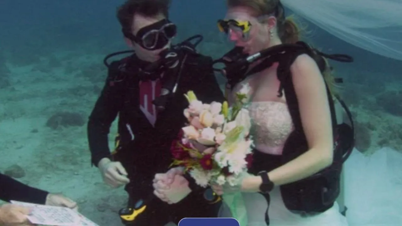 unique wedding under the sea
