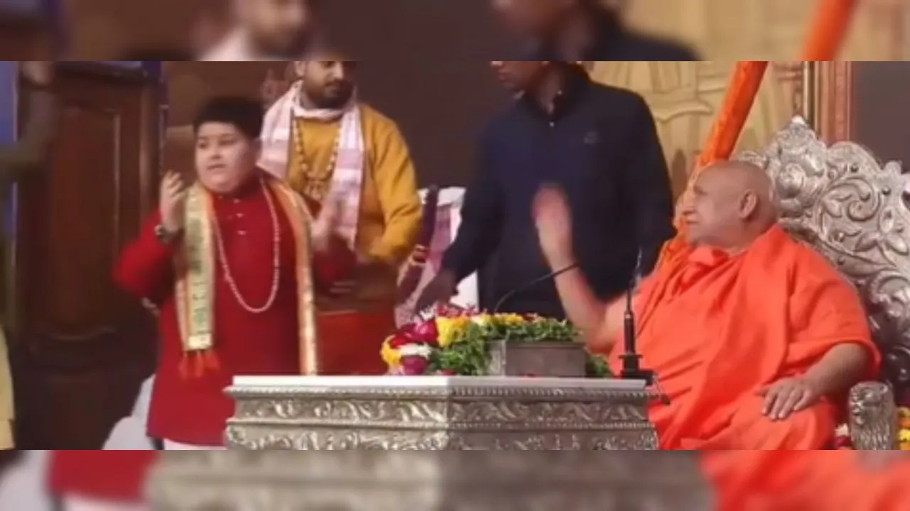 Jagadguru Rambhadracharya angry at social media influencer Abhinav Arora,