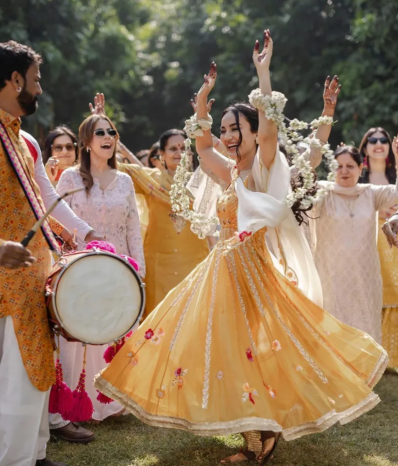 Surbhi Jyoti haldi Pics 1