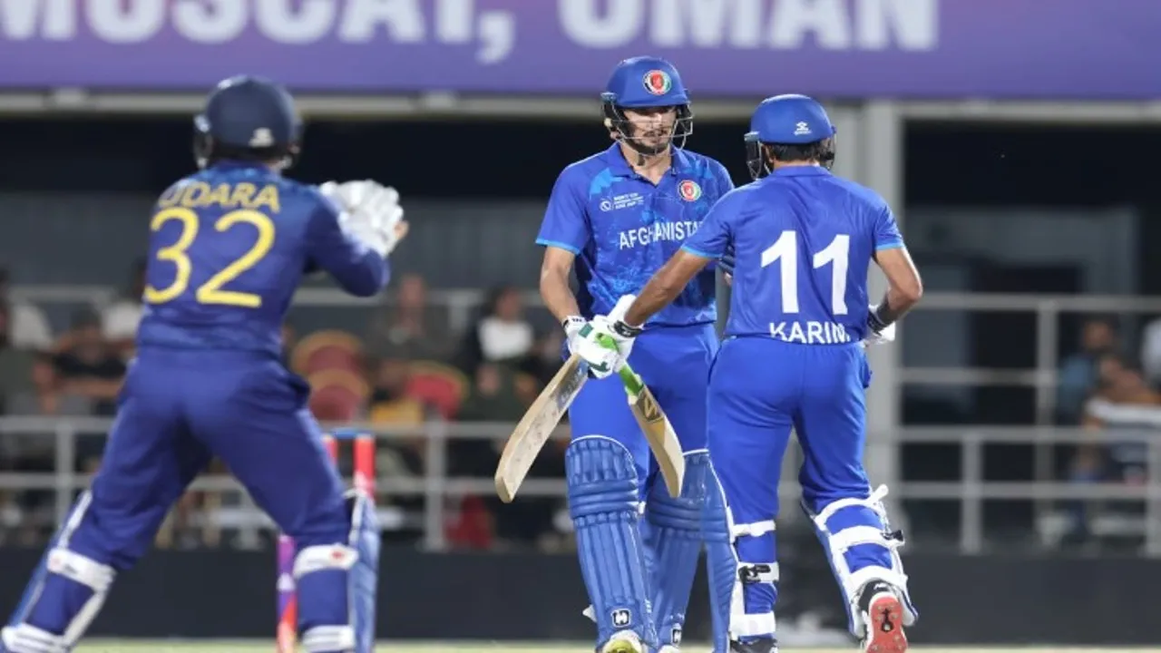 SL vs AFG Emerging asia cup