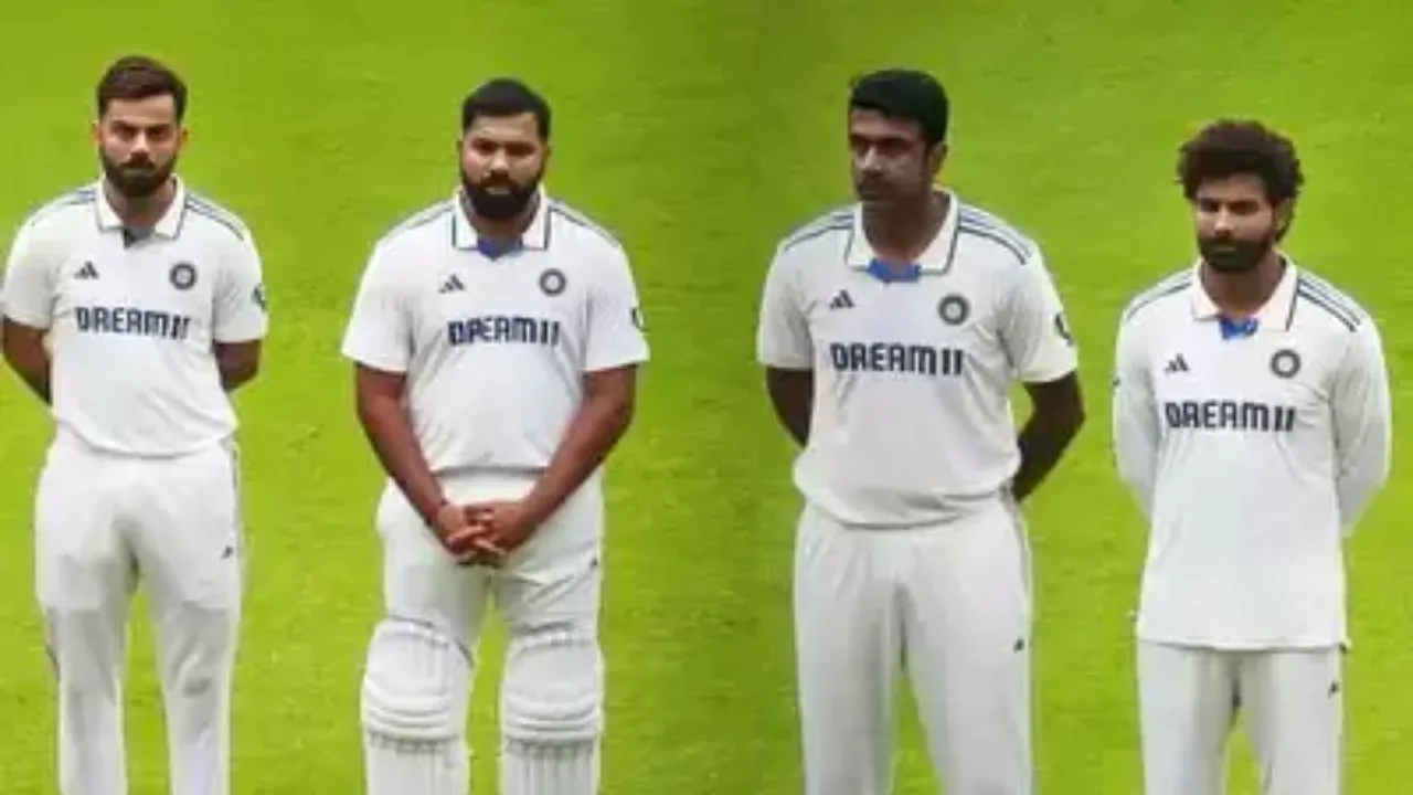 Rohit Sharma Virat Kohli R Ashwin and Ravindra Jadeja