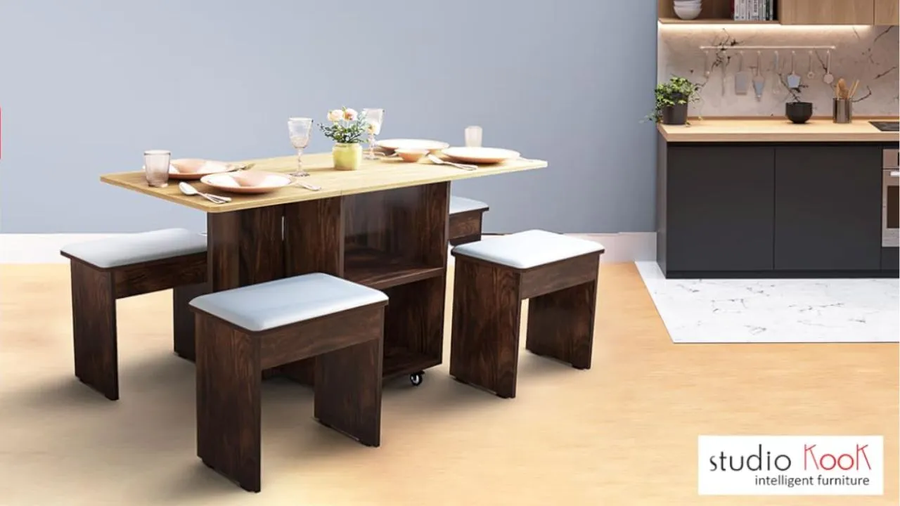 Folding Dining Table With Chairs