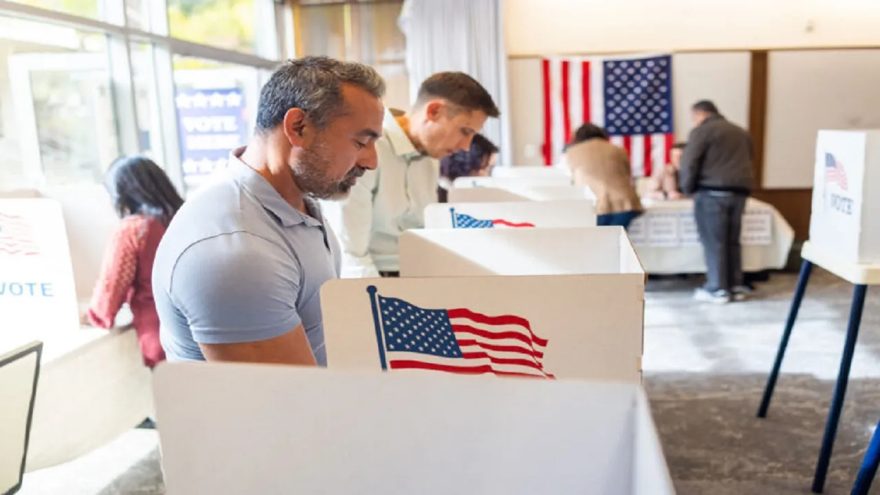 US Election voting