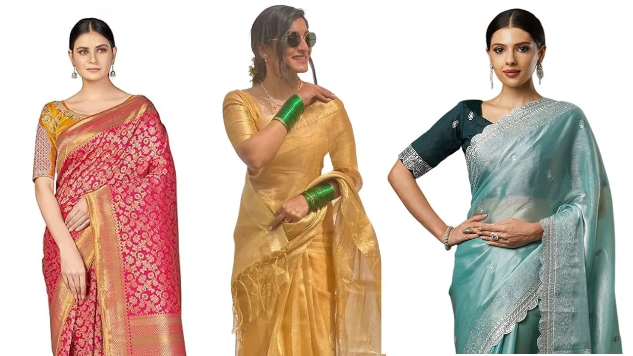 Best Tissue Silk Sarees 