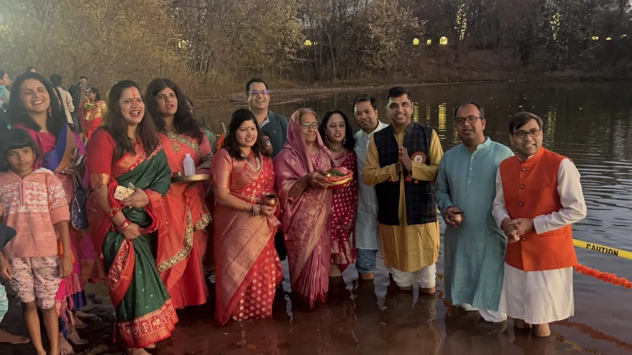 Chhath Puja Celebrations at New Jersey See full Video 