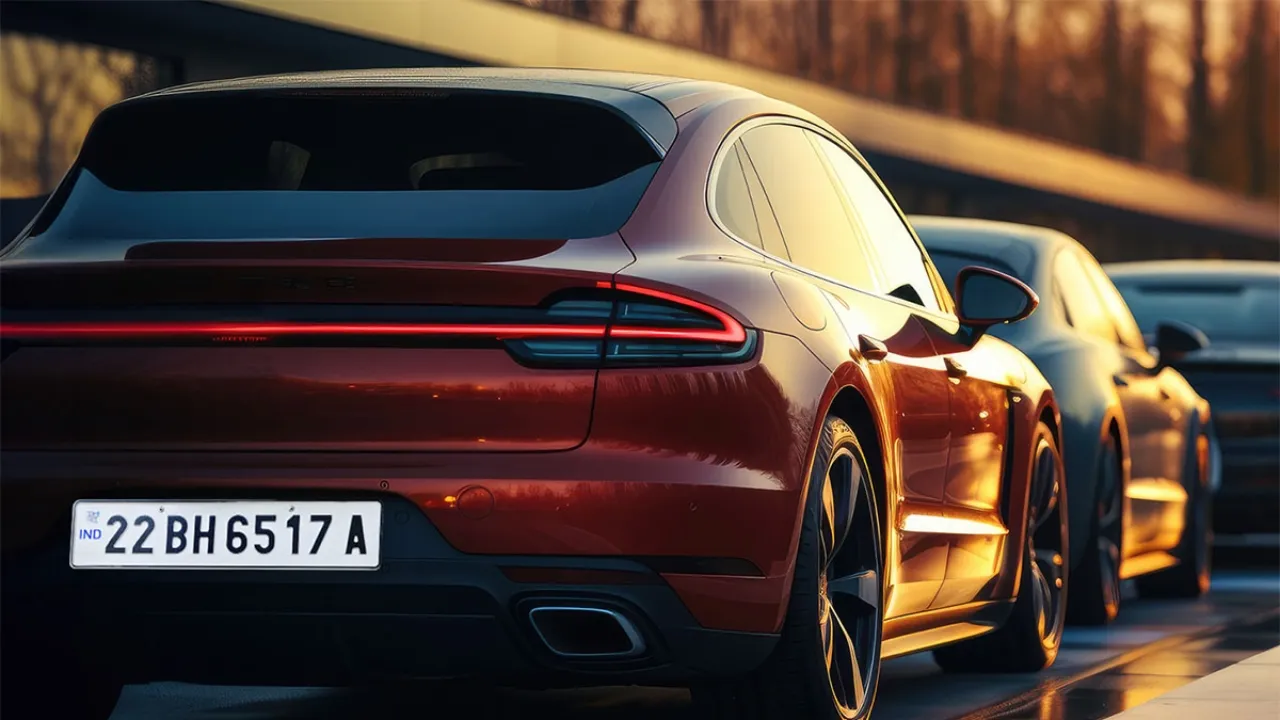Special BH series number plate has many benefits you can apply like this