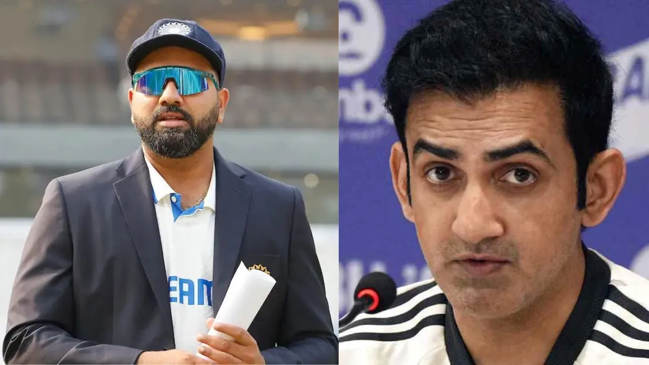 gautam gambhir rohit sharma ind vs aus