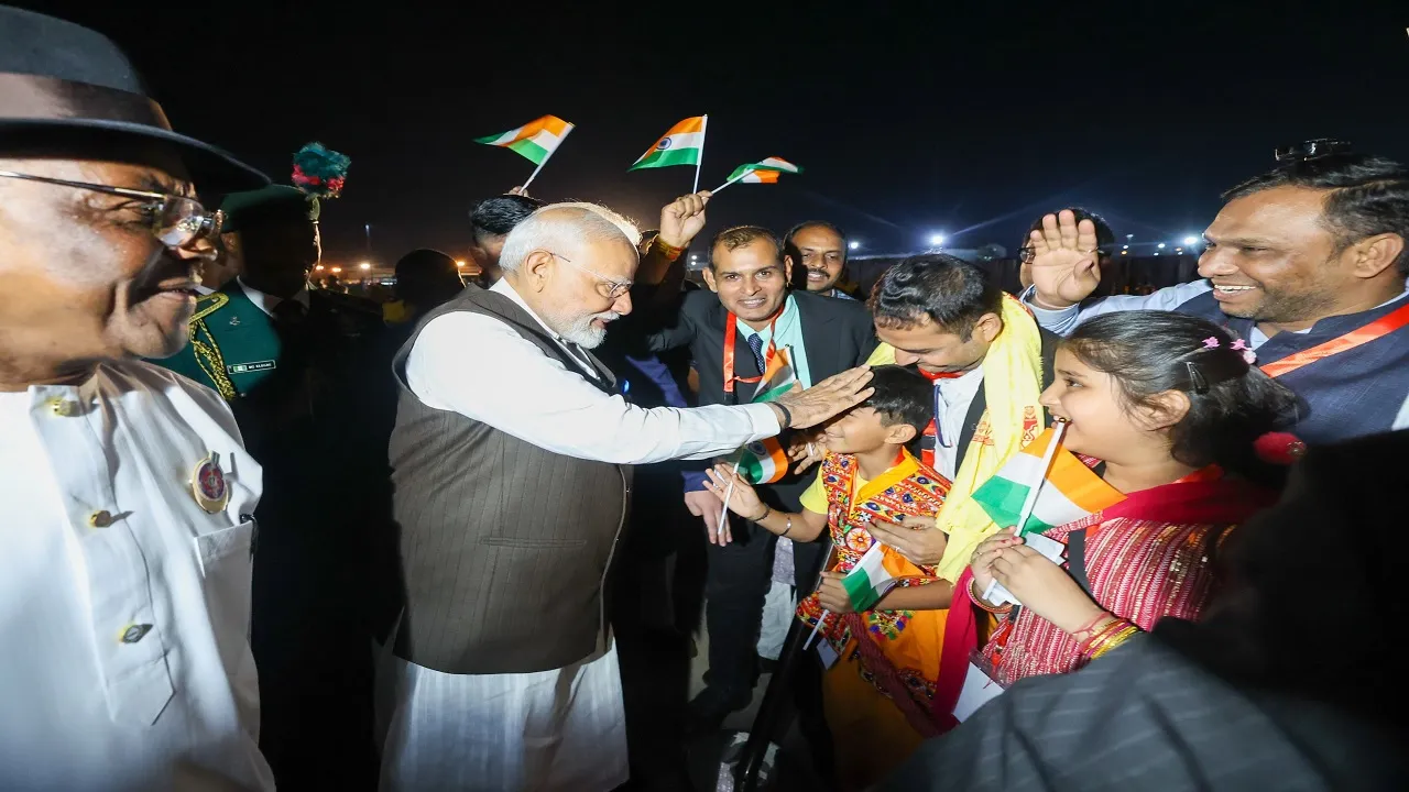 PM Modi Nigeria Visit 17 Nov