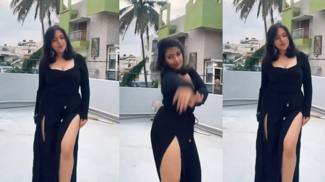 viral girl dance video
