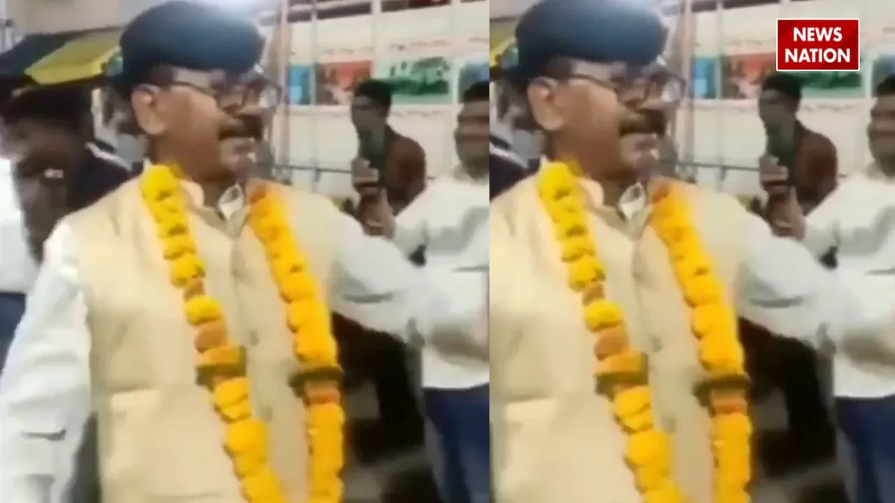 viral video of sanjay raut copy man