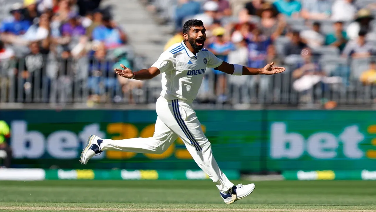 Jasprit bumrah in test jersey