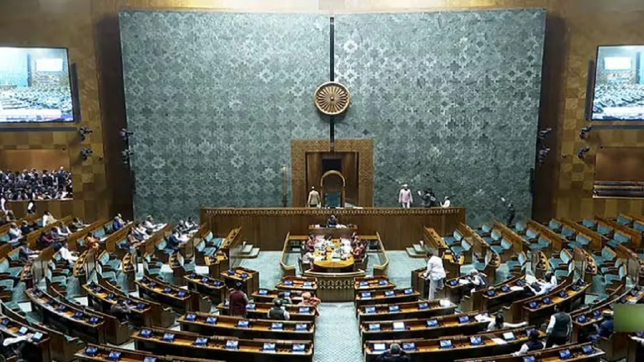 lok sabha adjoined