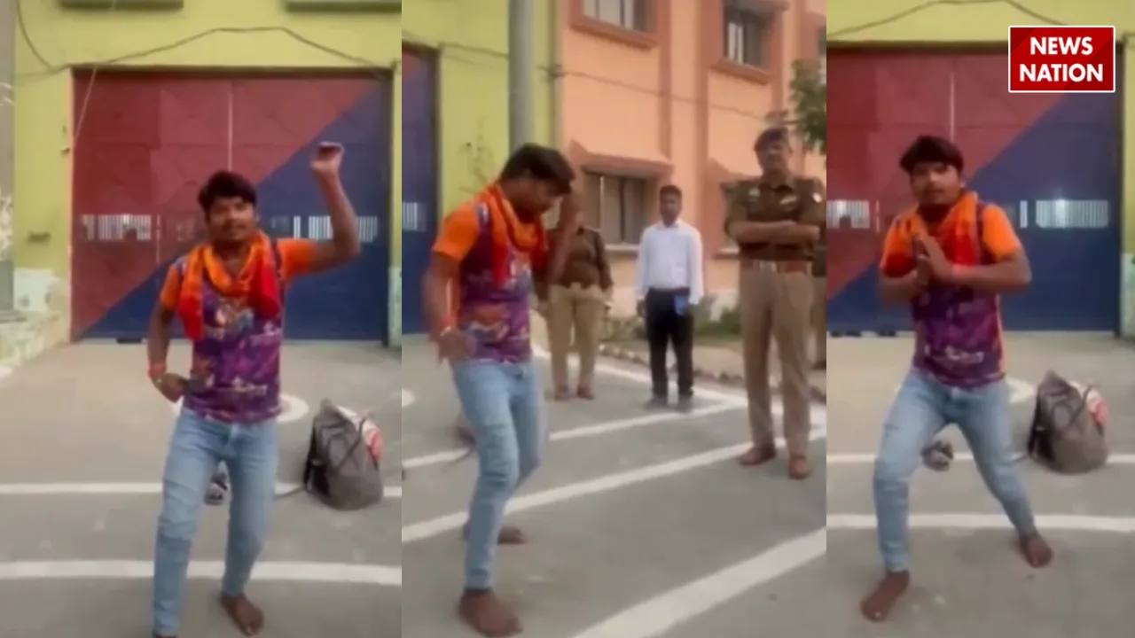 oung man danced after being released from jail11