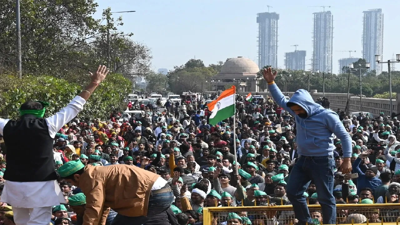 Farmers Protest at Dalit Prerana Sthal