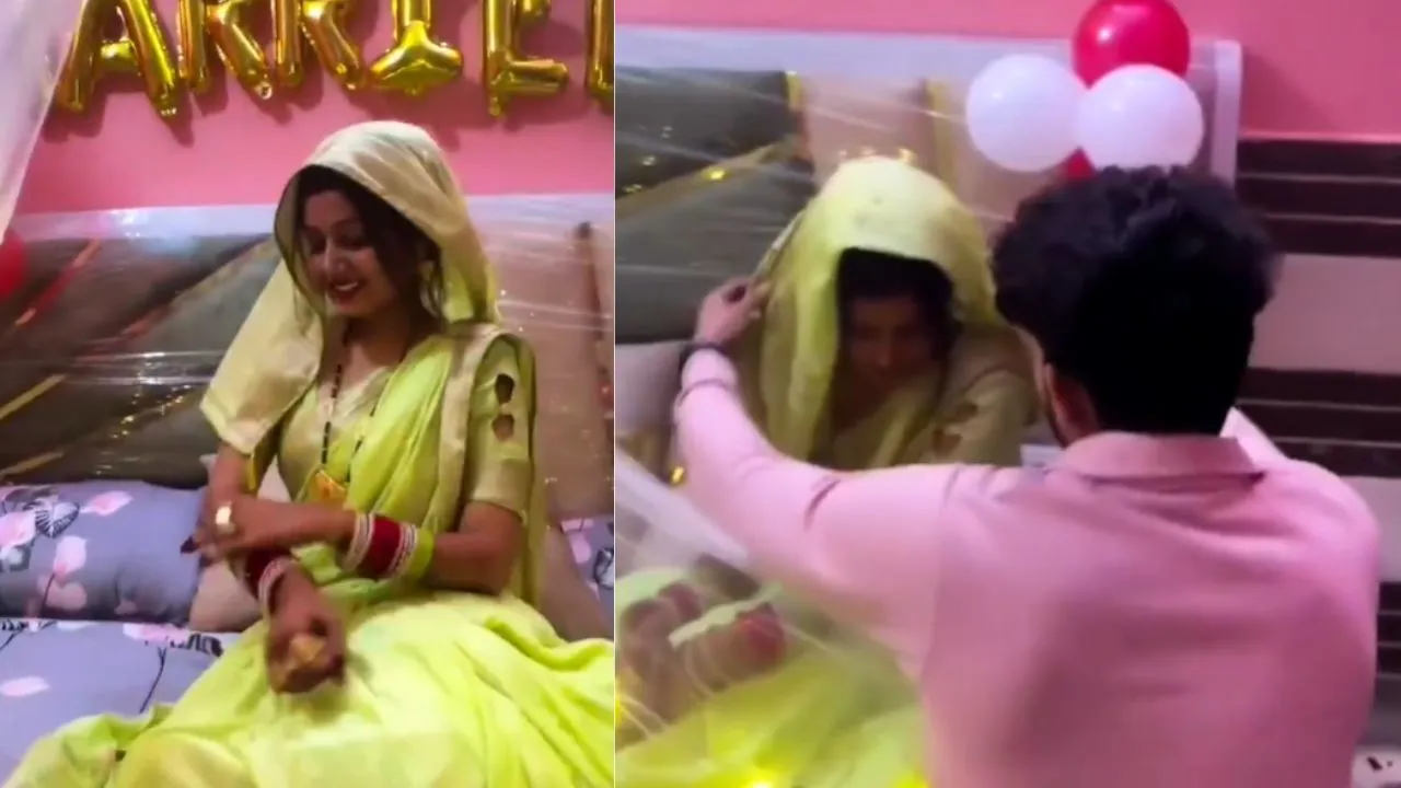 wedding first night video