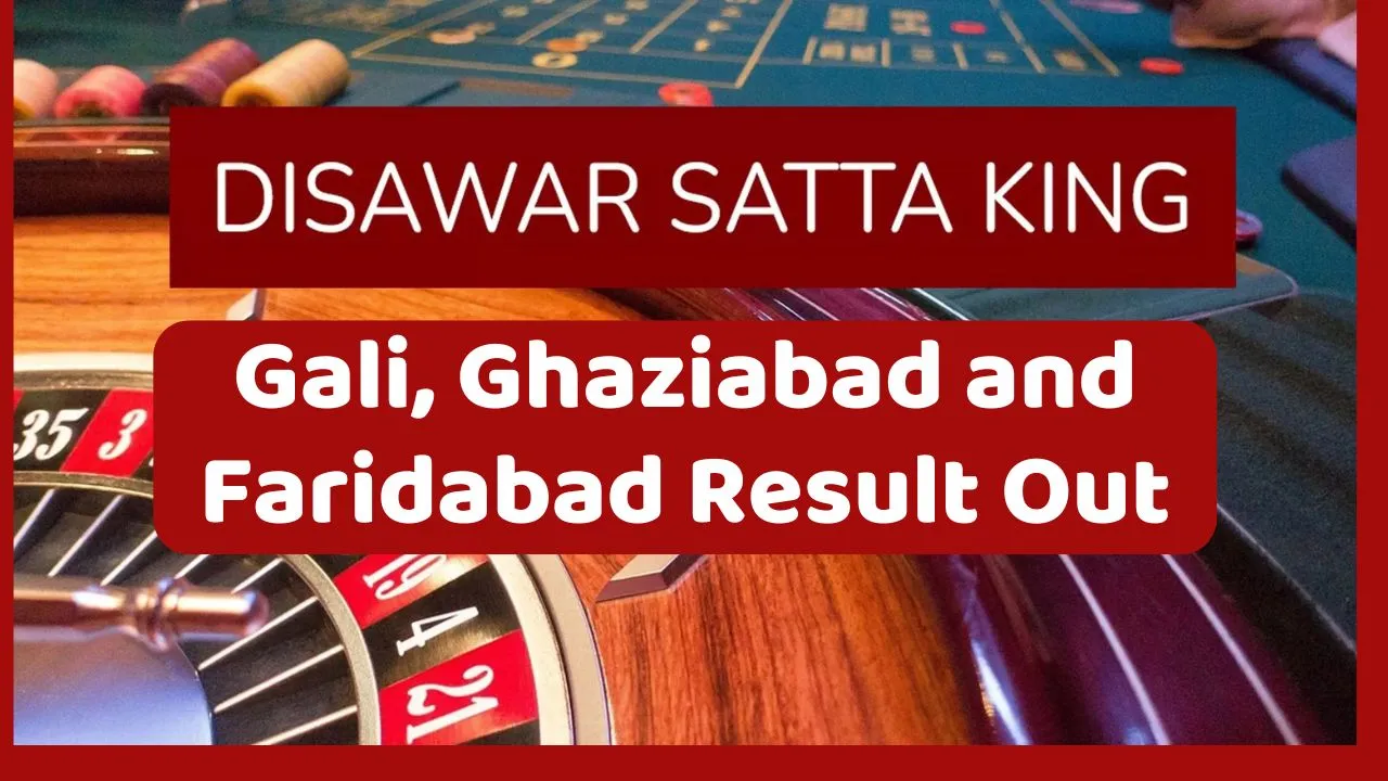 Satta Matka King Gali Disawer Ghaziabad Result 6 December