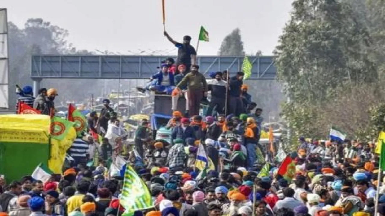 farmer protest in NCR
