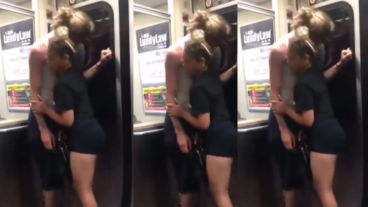 viral metro video roamce couple