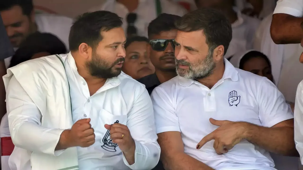 rahul and tejashwi yadav
