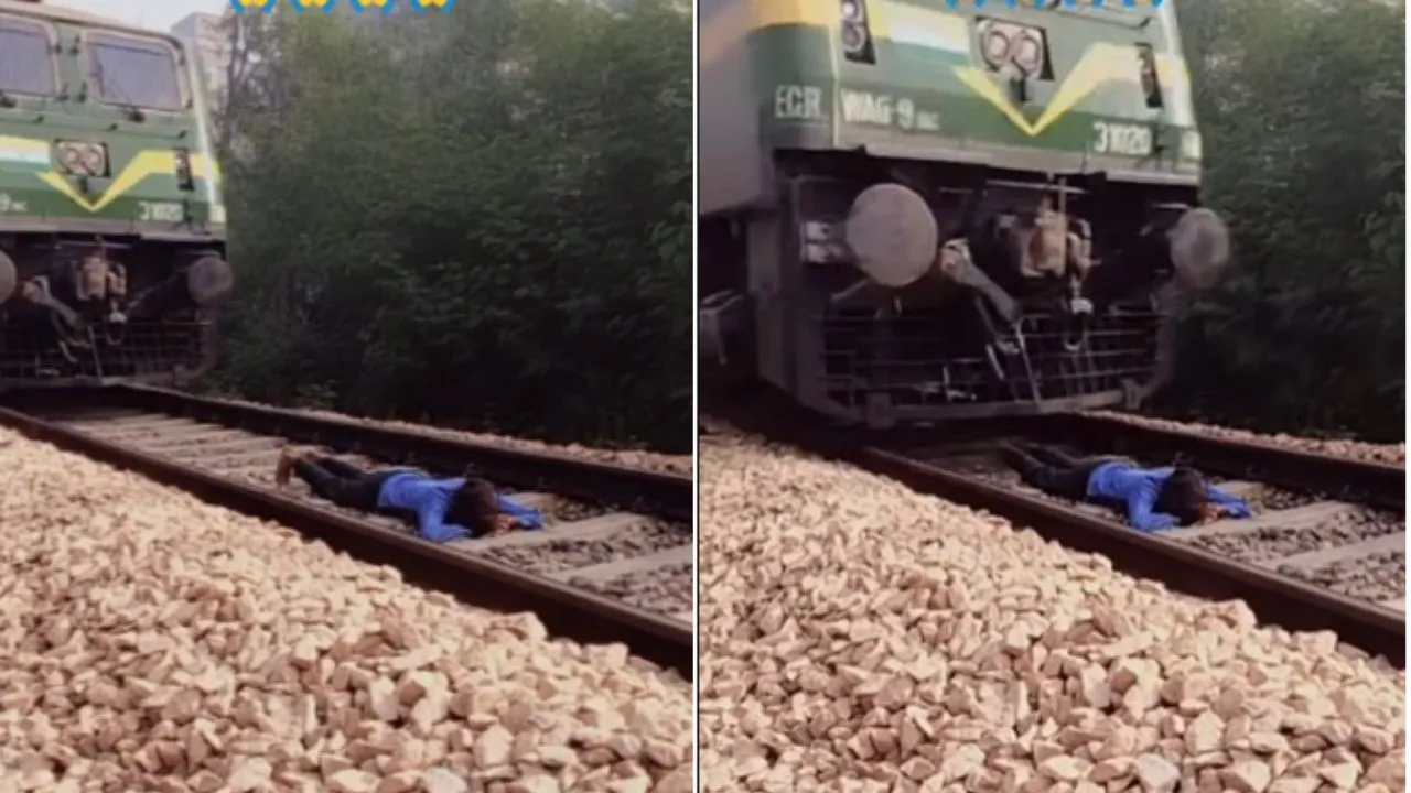 track train reel video shoot