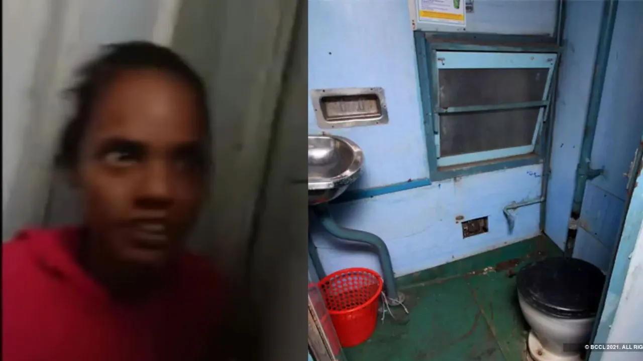 Viral video train couple cought