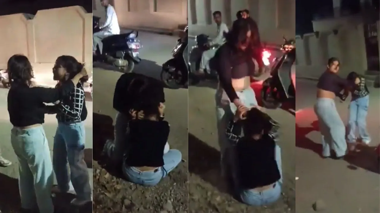 girls fight video