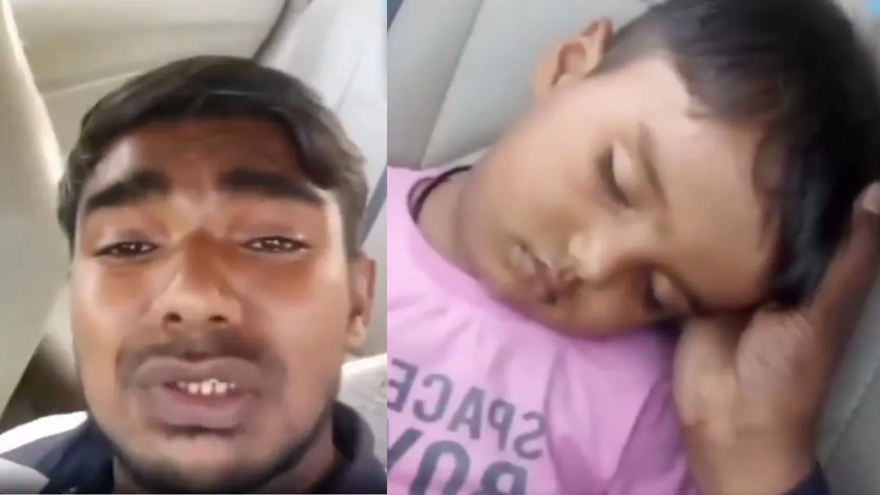 viral video of cab driver