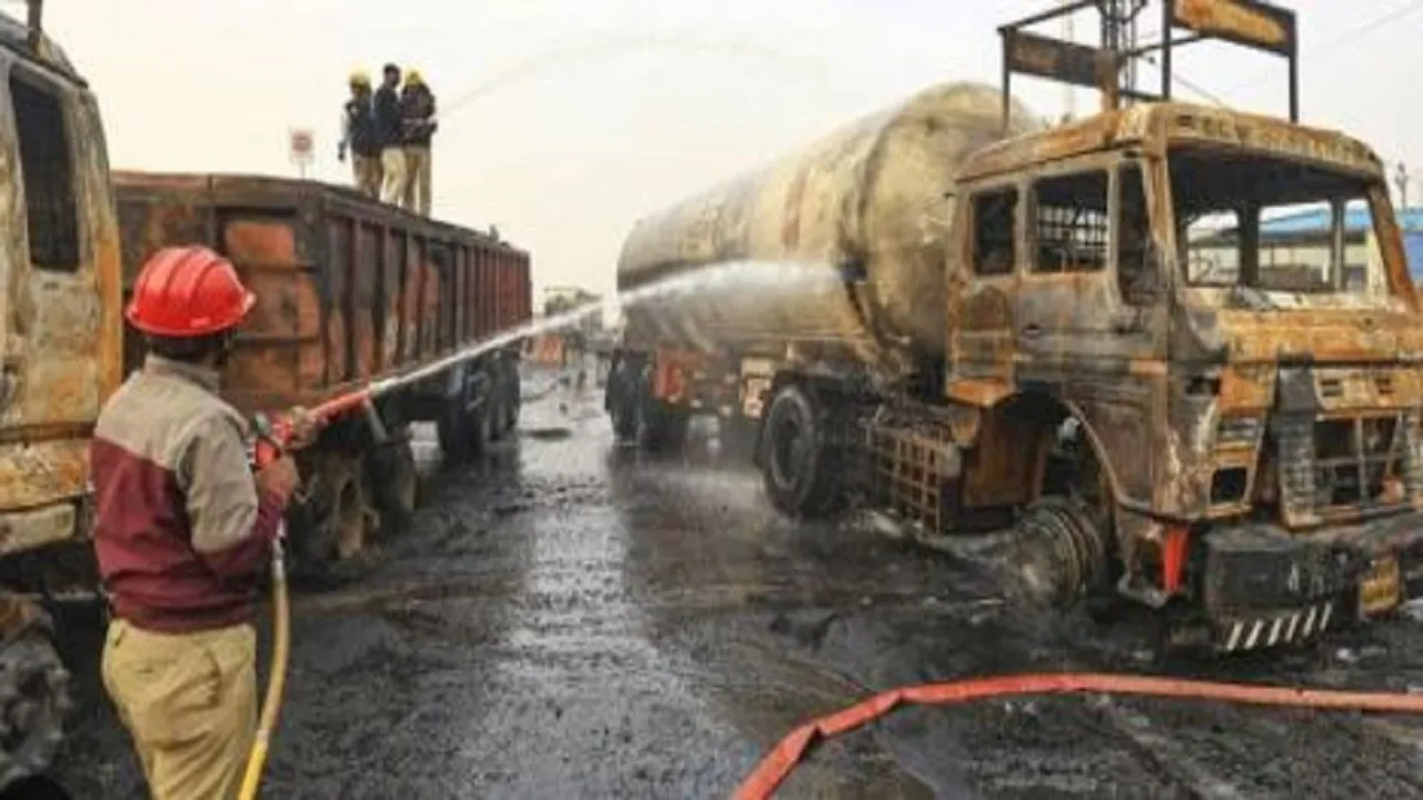road accident in jaipur highway