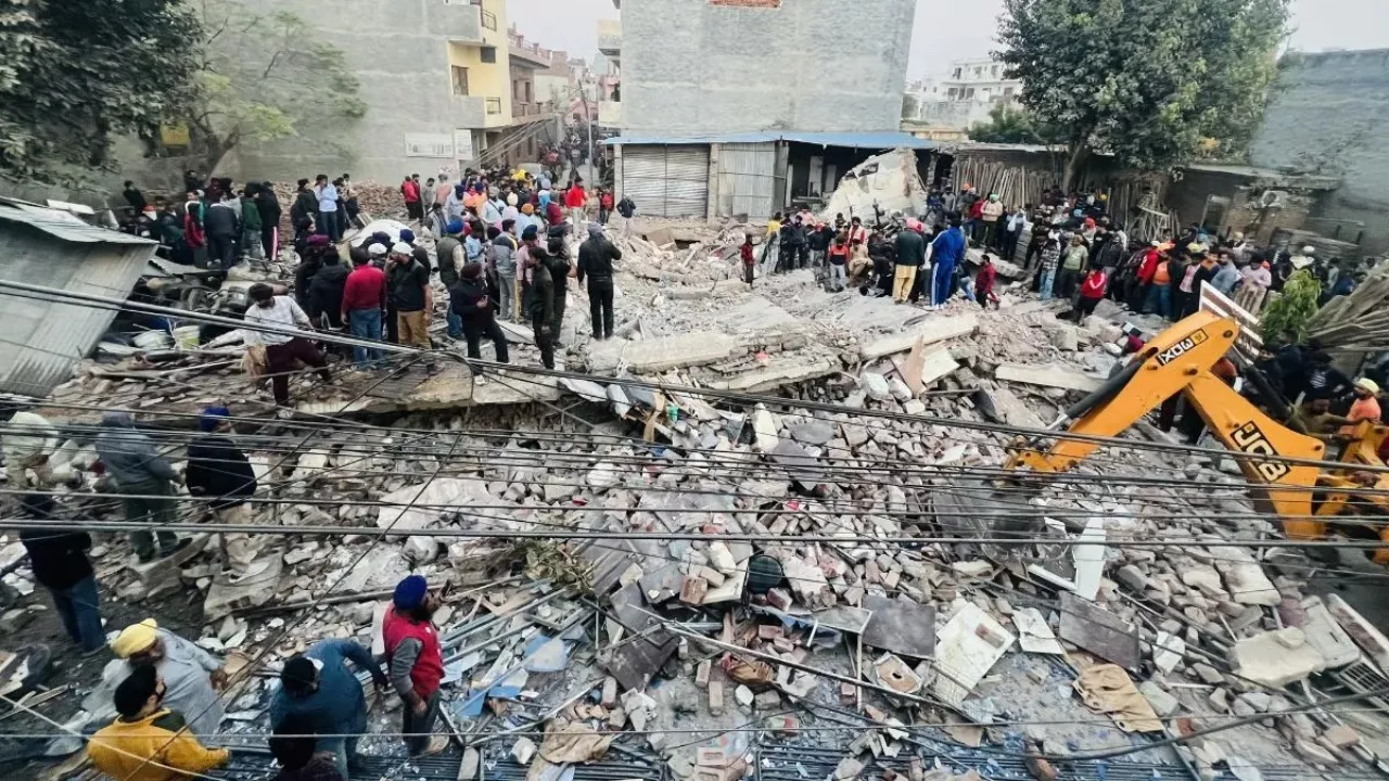 Mohali Building collapsed