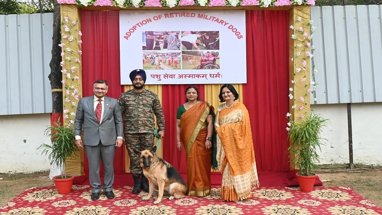 Indian army dog