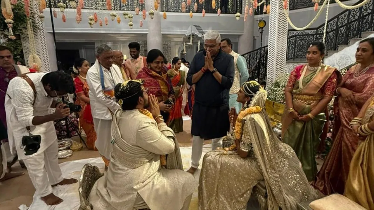 pv-sindhu--venkatta-datta-sai wedding photo