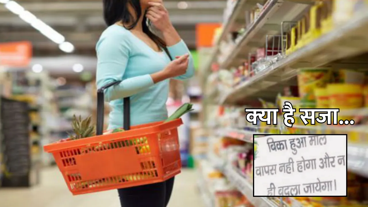 shopkeeper writes goods sold can not be returned on shop know the rules 