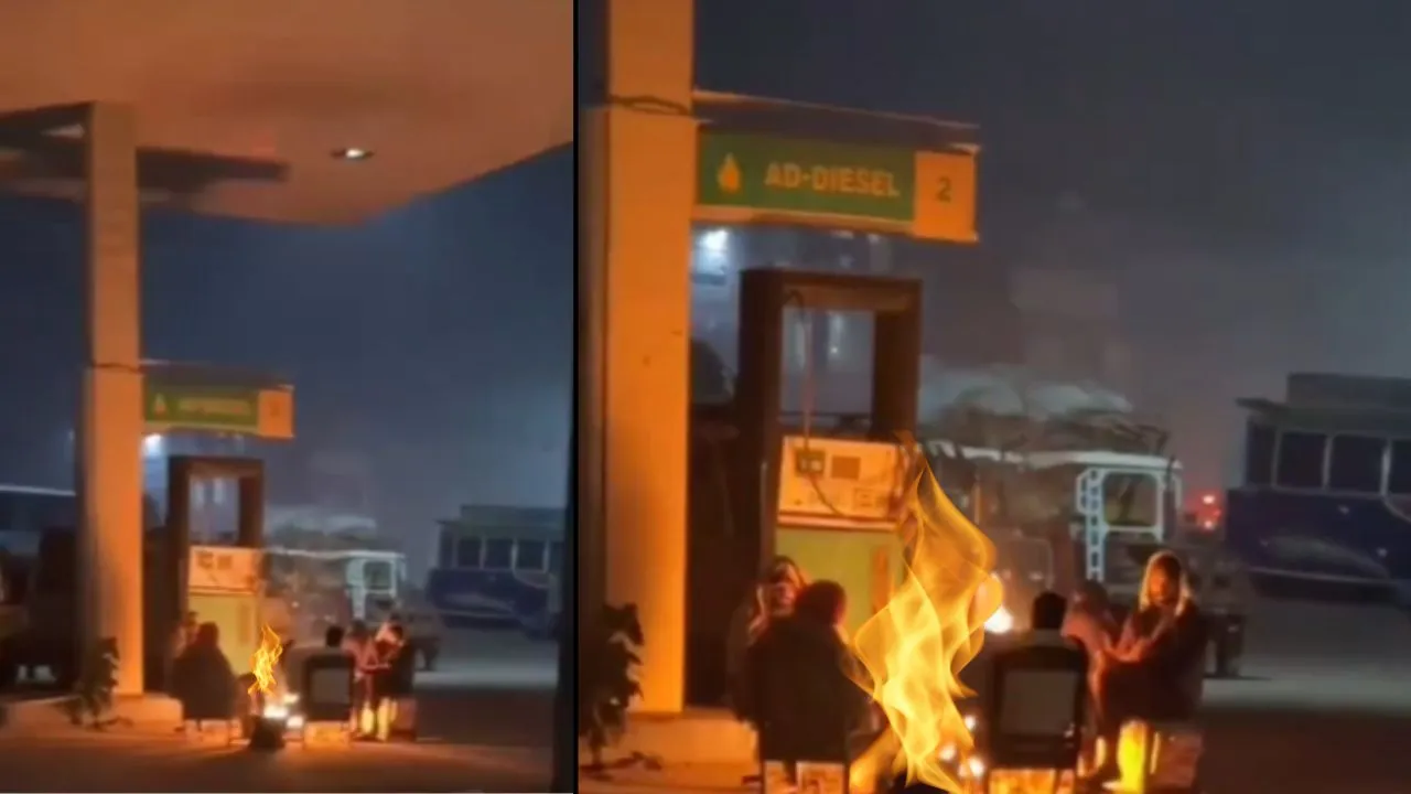 petrol pum viral fire video