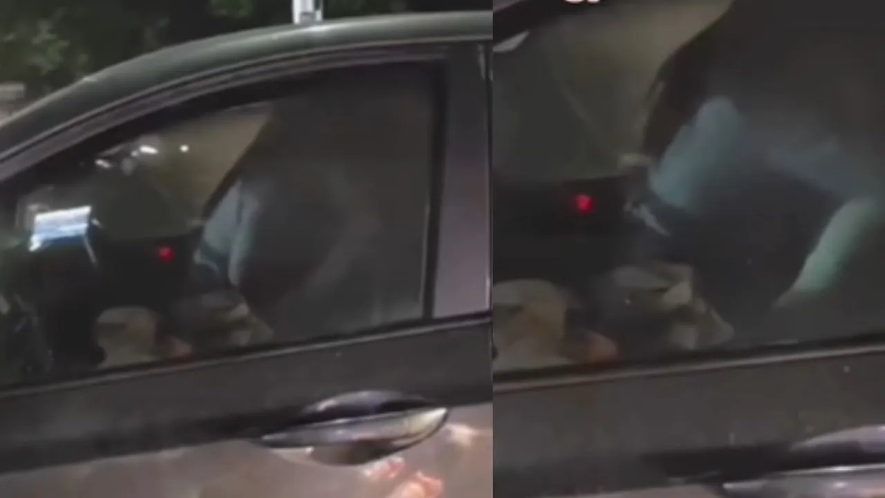 CAR COUPLE VIDEO VIRAL NAGPUR