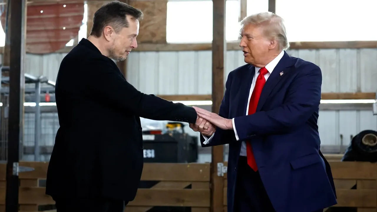 Elon Musk and Donald Trump
