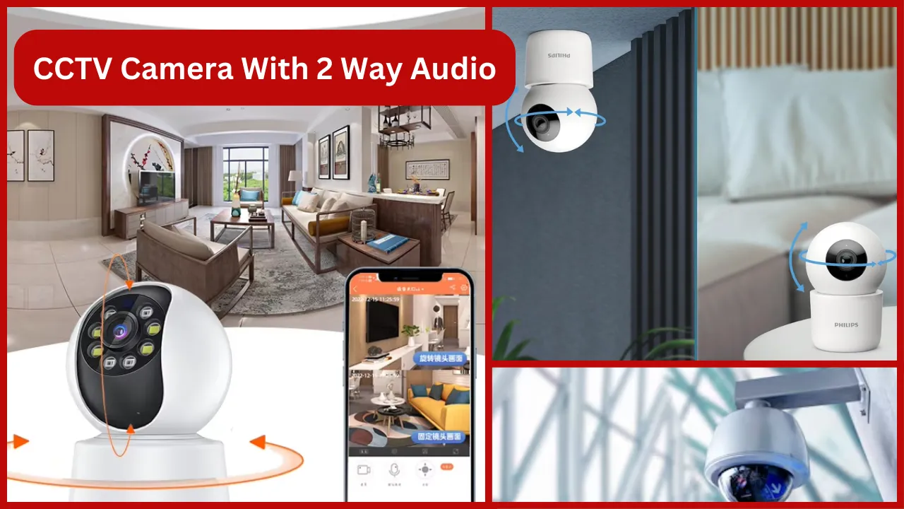 CCTV Camera With 2 Way Audio