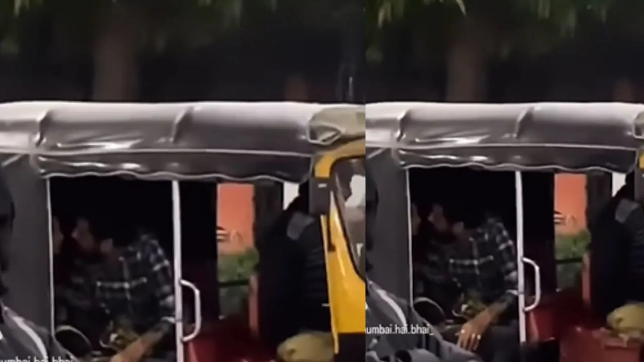Viral auto kissing video