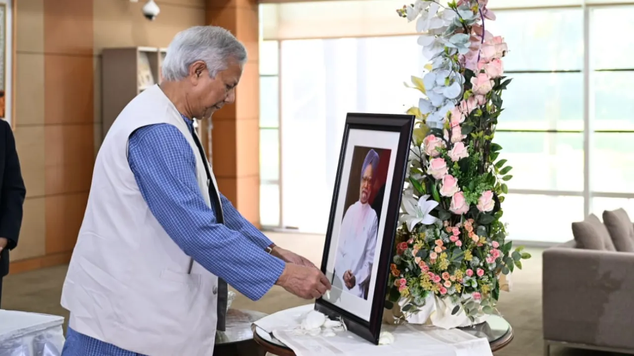 Singapore FM and Muhammad Yunus Condolence for Manmohan Singh Death