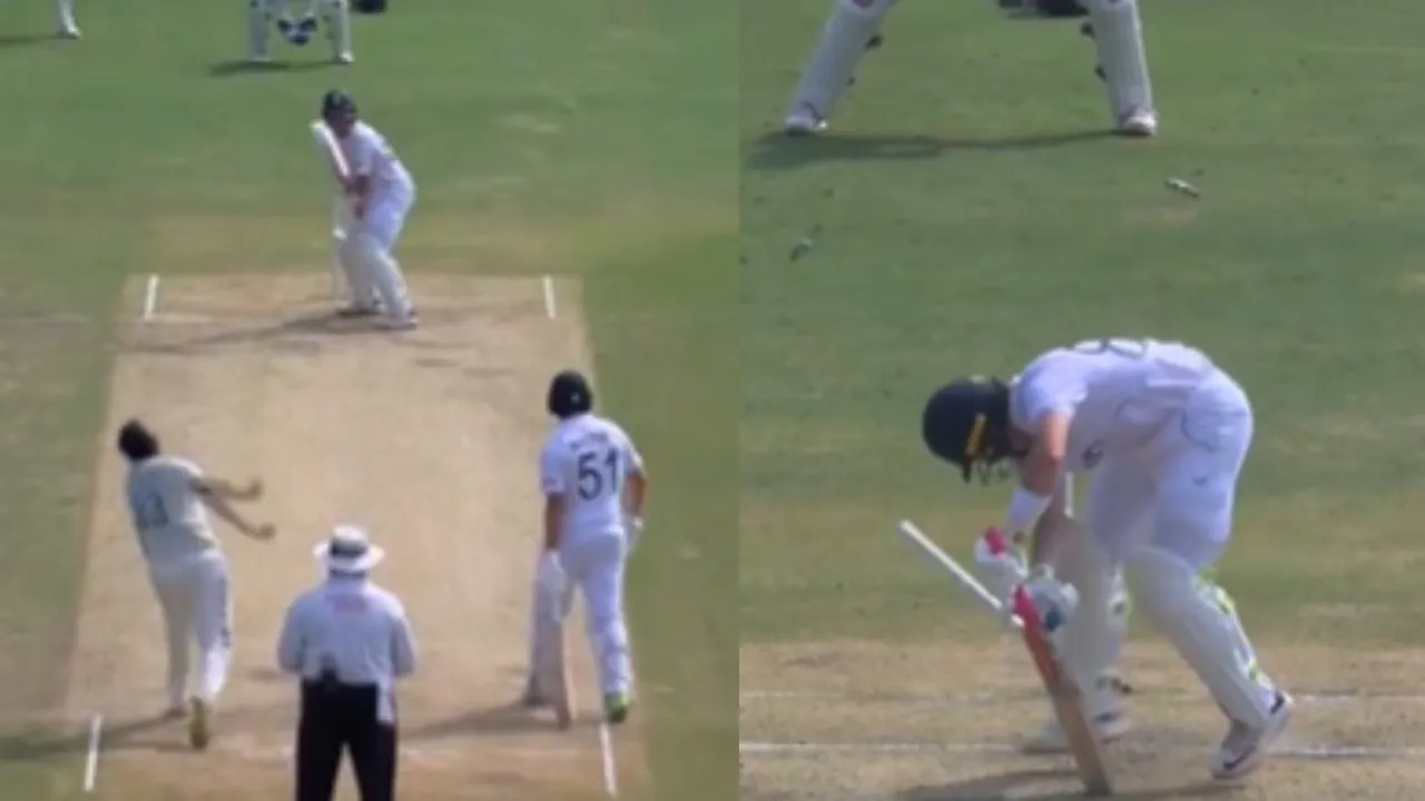 Jasprit Bumrah best ball of 2024 batsman fell on knees and got out watch video 