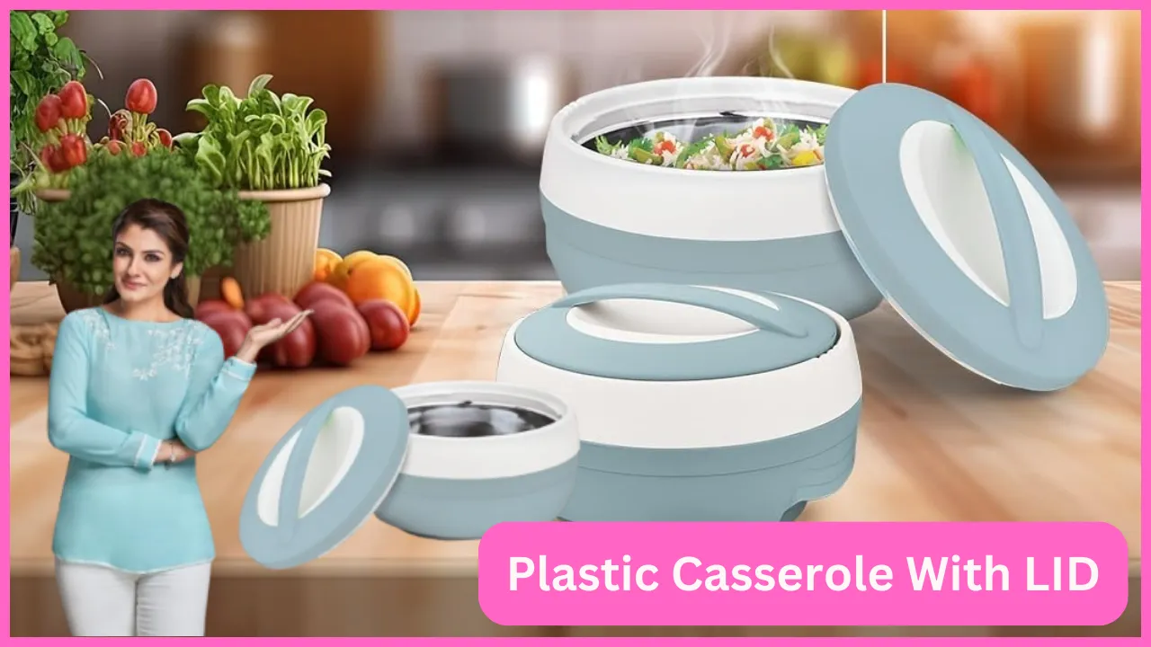 Plastic Casserole With LID
