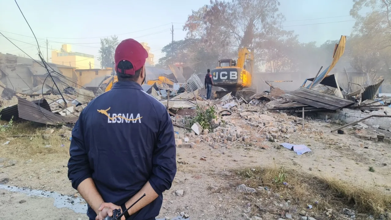 Indore bulldozer Action 