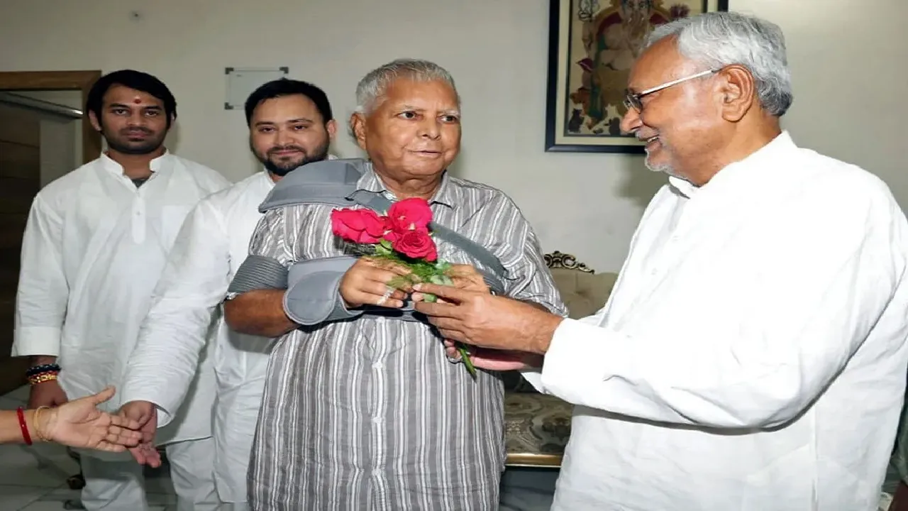 nitish lalu and tejashwi