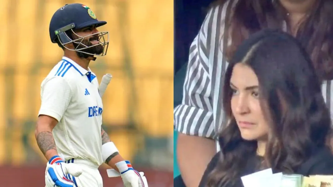 virat kohli anushka sharma reaction