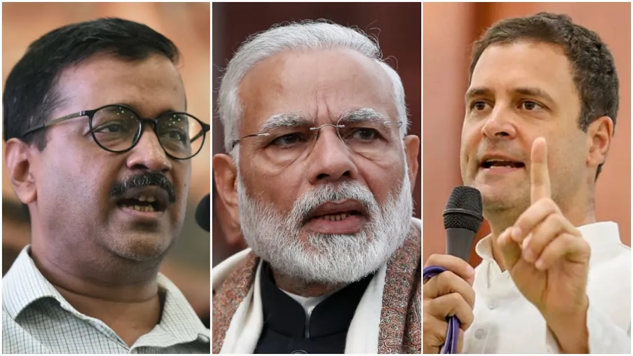 modi vs rahul vs kejriwal