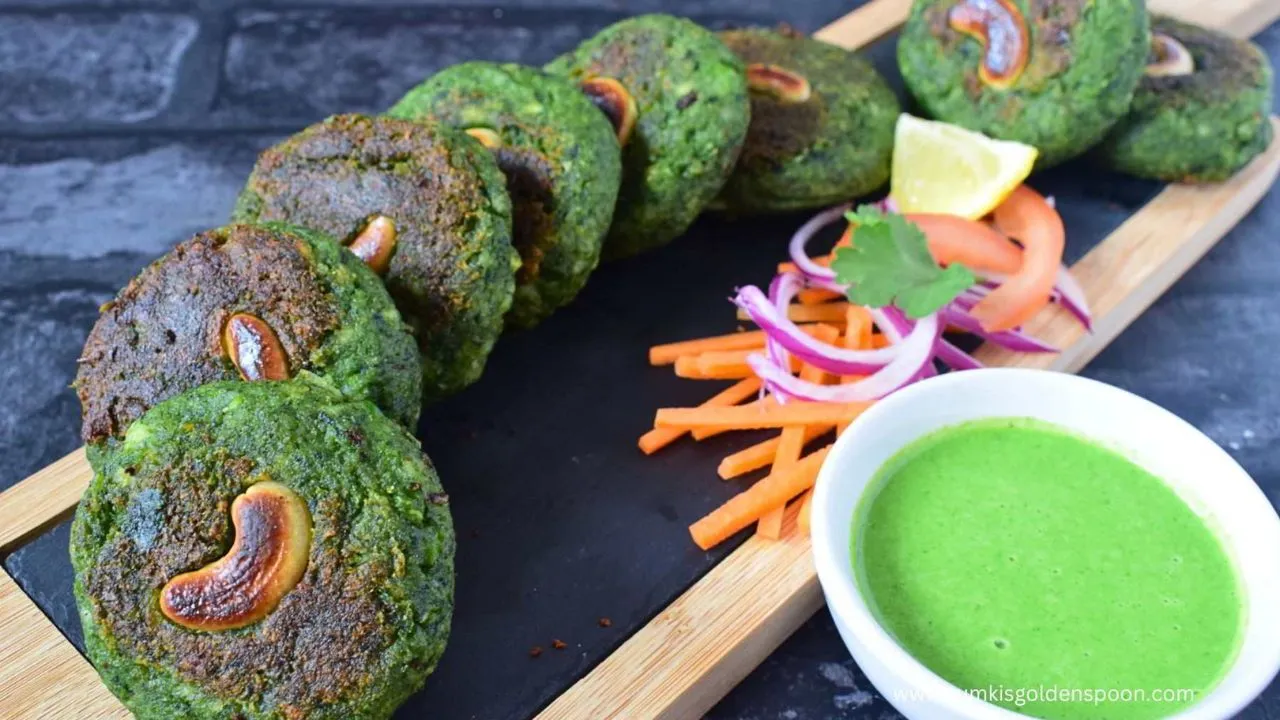 Palak Dahi kebab