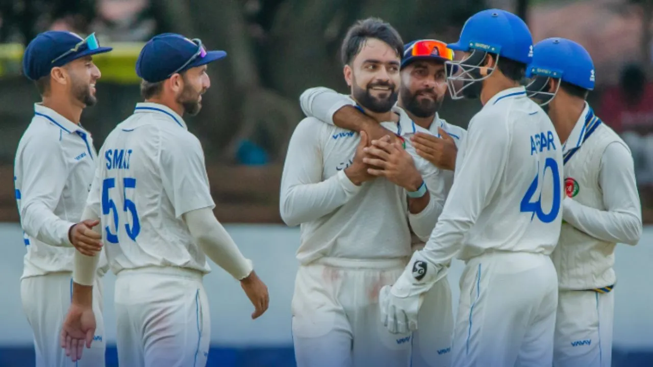 ZIM vs AFG: Rashid Khan takes 11 wickets in 2nd test help Afghanistan win their 1st ever test series against Zimbabwe 