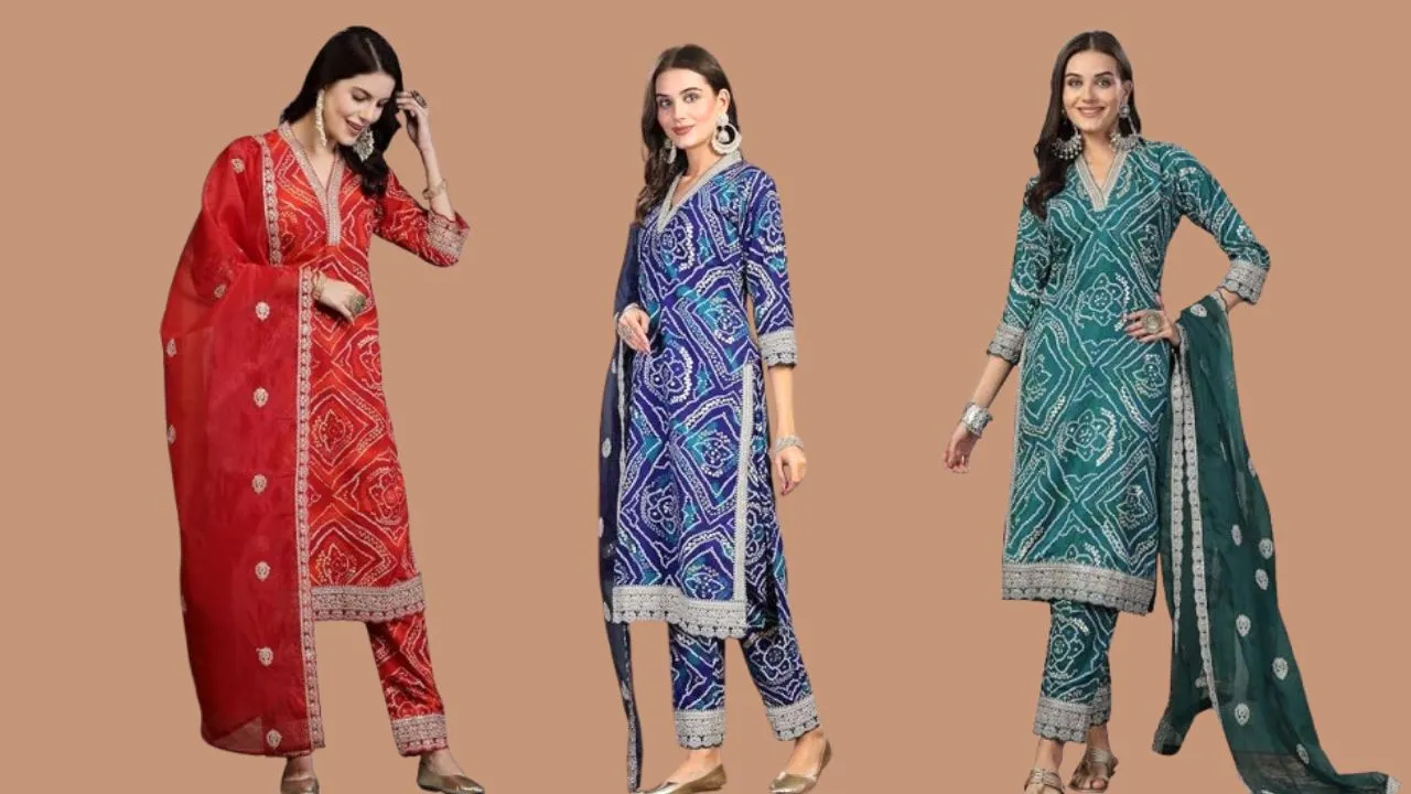 Bandhani Suits For Women