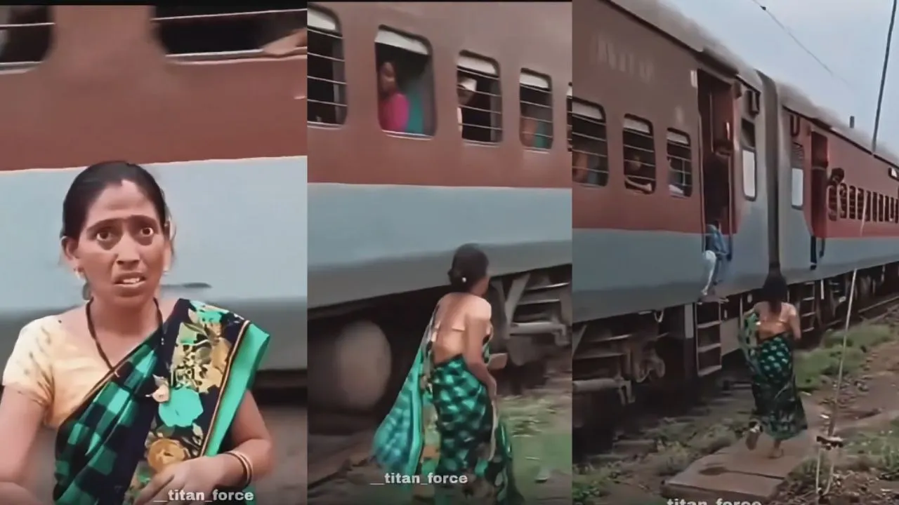 Viral Train Video trending