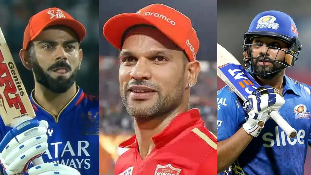 Shikhar Dhawan has most fours in IPL history even Rohit Sharma and Virat Kohli can not break it in IPL 2025 