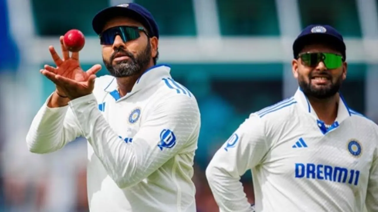 rohit sharma rishabh pant photo